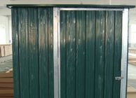 Sunor DIY Düz Çatı Mini Bahçe Metal Depolar, Tekli Salıncak Kapısı ile Araçlar İçin Depolama