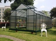 UV Alüminyum / Metal Çerçeve Polikarbonat Bitki İçin Plastik Bahçe Sera Setleri, Sebze