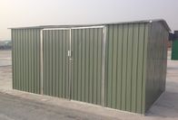 Özel Açık Apex Metal Bahçe Shed / Carport, Doğa Galvanizli Çelik Aracı Depolama 10x12 ft