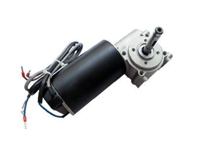 Yana kayar kapı motoru, kodlayıcı 24VDC ile siyah için DC dişli motor 100W