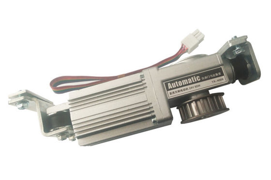 60W 24VDC otomatik kayar kapı Motor dişli Daimi Mıknatıs iletim enkoder ile