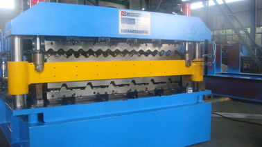 IBR Ve Makine 5.5 KW PLC Kontrolü Şekillendirme Oluklu Çift Katman Rulo