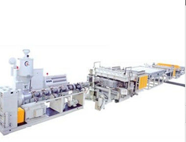 Plastik Izgara Makinesi için Otomatik PP / PE / PC Hollow Kurulu Üretim Hattı