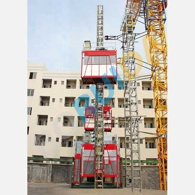 OEM Tek veya Çift Cage CH2000 kremayer Ceraskallar İnşaat Malzemesi Lift Ekipmanları