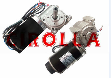 Otomatik Kayar Kapı 1 Sinyal, 40 Darbe Honeywell Encoder için 60W 24V Düşük Gürültü Fırça Dişli Motor