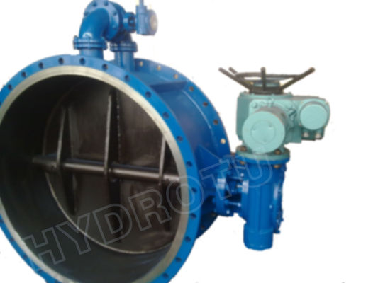 Dişli Hidroelektrik için Flanşlı Kelebek Vana 1000mm İşletmecisi