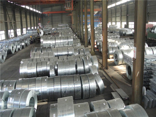 SGCD DX53D + Z sıcak daldırma galvanize çelik boru bobinleri JIS G3313 ticari sanayî için